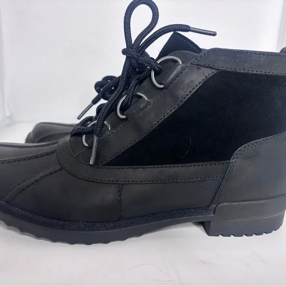UGG Women’s Heather Black Rain & Snow Boots - Picture 4 of 9